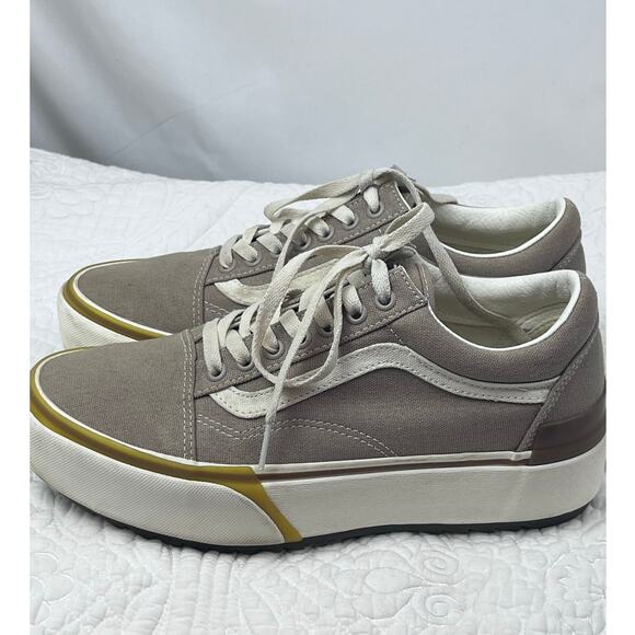 Vans Unisex Men's 8 Women's 9.5 Tan Old School Stackform Lace Up Shoe - Picture 9 of 9